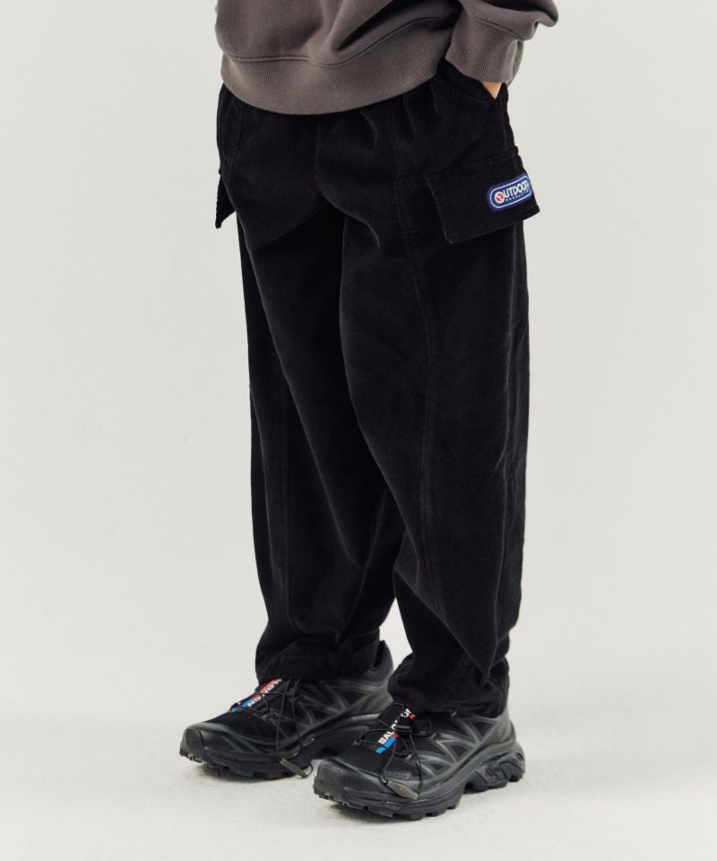 코듀로이 팬츠 (블랙) OD243BPT09_BLK