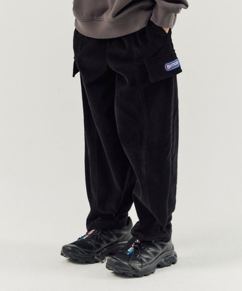 코듀로이 팬츠 (블랙) OD243BPT09_BLK