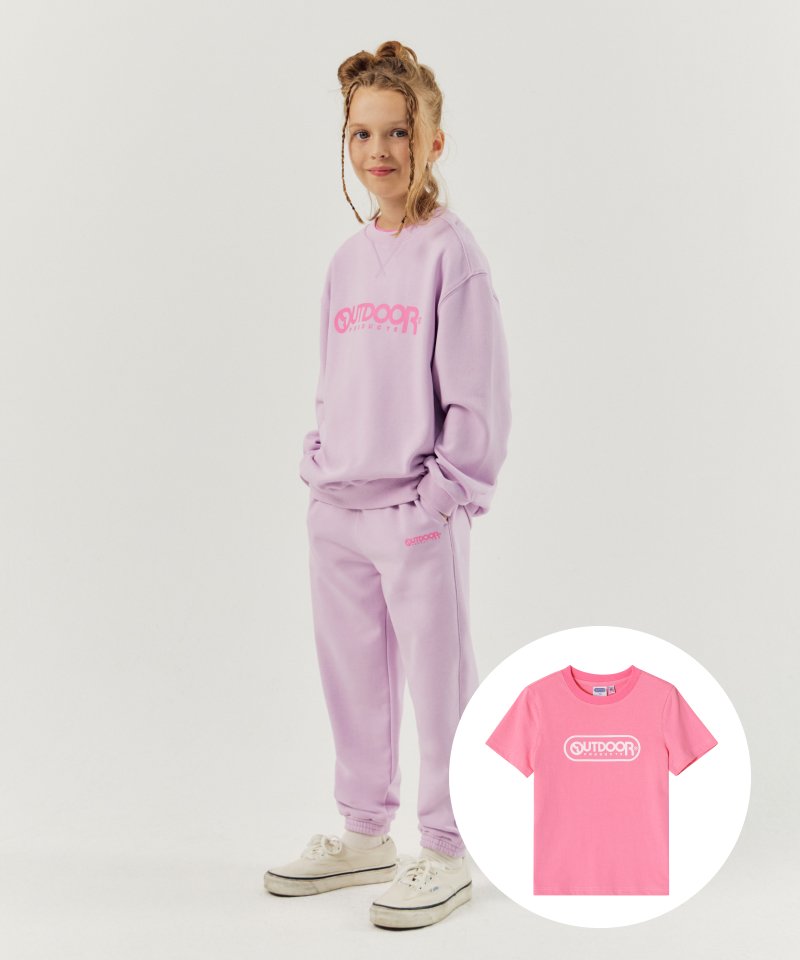 3PCS 맨투맨 세트 (연보라) OD243SST01_LPU