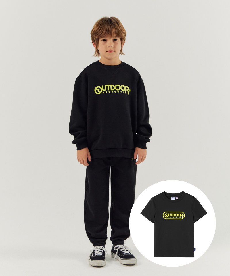 3PCS 맨투맨 세트 (블랙) OD243SST01_BLK