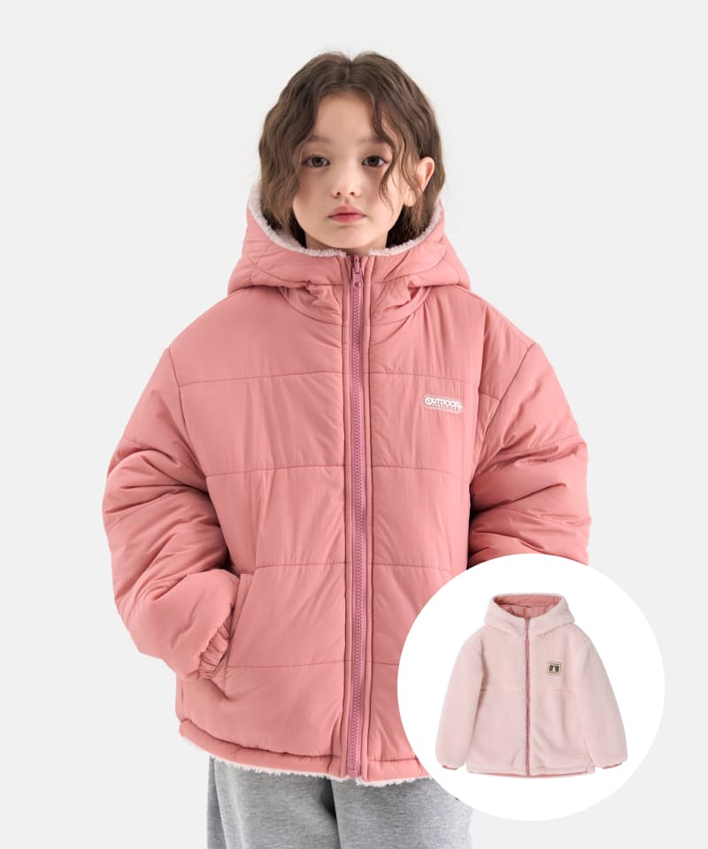 리버서블 패딩 점퍼 (핑크) OD253OPJ05_PNK